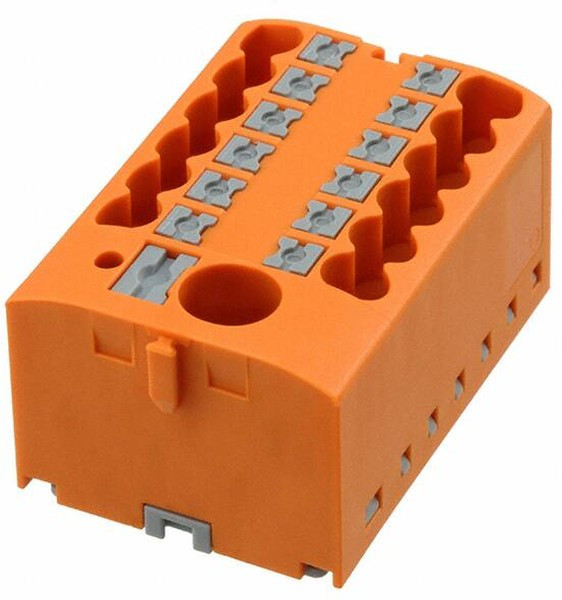 3273500, DIN Rail Terminal Blocks PTFIX 6/12X2,5-G OG 2.5mm2 w/6mm2 feedin