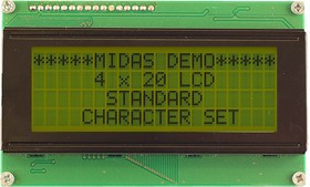 MC42005A6W-SPTLY3.3-V2, MC42005A6W-SPTLY3.3-V2 LCD LCD Display, 4 Rows by 20 Characters