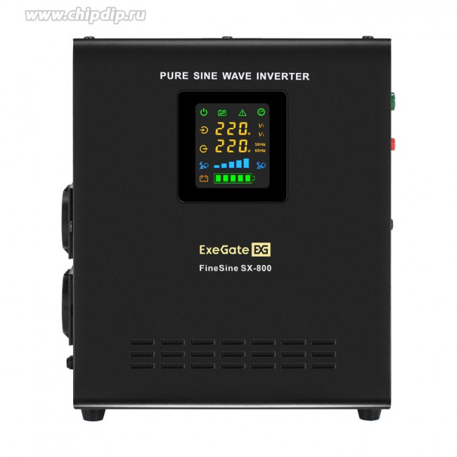 EX296516RUS, Комплект ИБП EX295996RUS + батарея 26Aч EX282970RUS 1шт (инвертор, синус, для котла, настенный) ExeGate FineSine SX-800.LCD.AVR EX296516RUS, Комплект ИБП EX295996RUS + батарея 26Aч EX282970RUS 1шт (инвертор, синус, для котла, настенный) ExeGate FineSine SX-800.LCD.AVR