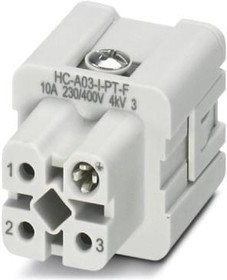 1585265, Heavy Duty Power Connectors HC-A03-I-PT-F