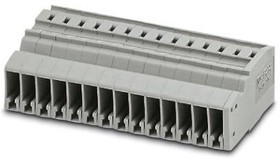 SC 2,5/14, Съемная клеммная колодка, Coupling, 5.2 мм, 14 вывод(-ов), 28AWG до 12AWG, 2.5 мм², Зажим, 24 А