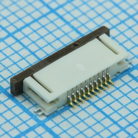 527461071, Соединитель FFC/FPC 10 контактов шаг 0.5мм угловой SMD серия Easy-OnT лента на катушке