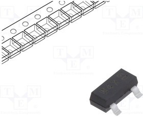 PDTB143ETR, 60@50mA,5V One PNP PreBiased 320mW 500mA 50V 500nA SOT23 Digital Transistors ROHS