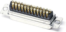 L717DE09PST3, D-Sub Standard Connectors 9P Size E Pin Screw Term DTZK Hood