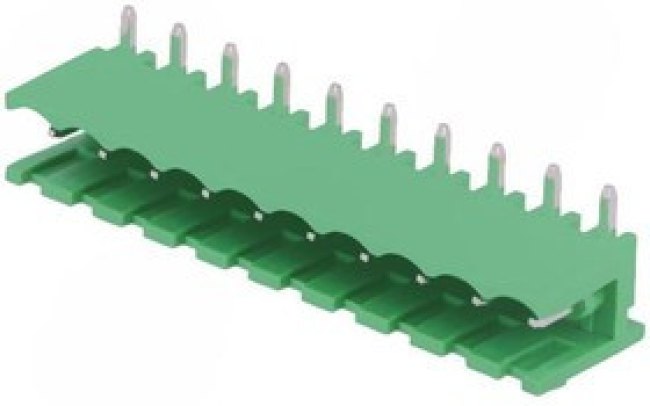 2EDGR-5.0-10P-14-00A(H), (2EDGR-5.0-10P-14-00ZH), Разъемный клеммный блок на плату, 10 контактов. Серия 2EDGR-5.0