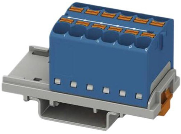 3273550, DIN Rail Terminal Blocks PTFIX 12X4-NS35 BU 3273550, DIN Rail Terminal Blocks PTFIX 12X4-NS35 BU