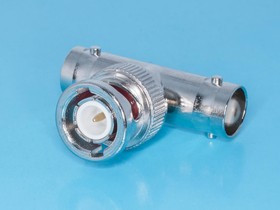 BNC-T, BNC T-коннектор, гнездо-вилка-гнездо