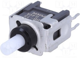 BB15AB, Pushbutton Switches SPDT ON(ON) Straight w/ bracket