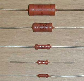 Резистор постоянный мощный 6,2кОм, мощность 2, размер AXI 8,6x18,5, точность 5, серия MF, выводы 2L, тип МЛТ