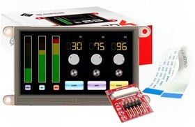 GEN4-ULCD-43D, Дисплей: TFT, 4,3", 480x272, Размер окна: 95,04x53,86мм, 460кд/м2