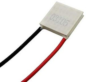 Модуль Пельтье 15x15x3, 3,1В, 5А, 12,7Вт, TEC1-03105