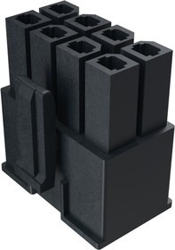 10142707-04LF, Headers &amp; Wire Housings Minitek Power5.7 DR Rec Hsg 4Pos