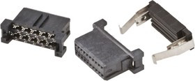 2-111196-8, 24-Way IDC Connector Socket for Cable Mount, 2-Row