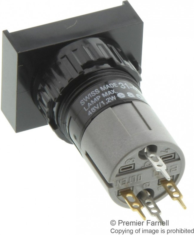 31-425.036, Illuminated Pushbutton Switch 1NO 250 V LED None