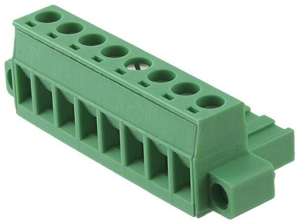 1786899, Pluggable Terminal Blocks 8 Pos 5mm pitch Plug 24-12 AWG Screw