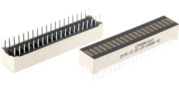 DC-20/20GWA, 20 сегментный шкальный дисплей/зеленый/ 568нм/3.6-9мкд
