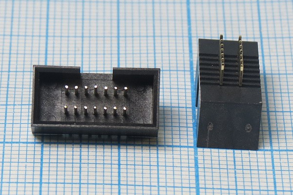 шт IDC\P1,27x2,54\ 14P\плат\BH1,27-14; №11419 штек IDC\P1,27x2,54\ 14P\плат\\BH1,27-14