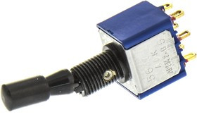 5646ADBGK2V, Toggle Switch, Panel Mount, On-On, DPDT, Solder Lug Terminal, 30V dc