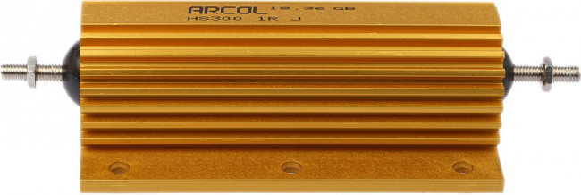 HS300 1R J, 1 300W Wire Wound Chassis Mount Resistor HS300 1R J ±5% HS300 1R J, 1 300W Wire Wound Chassis Mount Resistor HS300 1R J ±5%