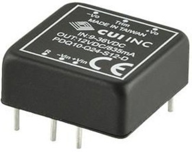 PDQ10-Q24-D5-D, Isolated DC/DC Converters 10W 9-36Vin +/-5Vout +/-1A Iso Reg DIP PDQ10-Q24-D5-D, Isolated DC/DC Converters 10W 9-36Vin +/-5Vout +/-1A Iso Reg DIP