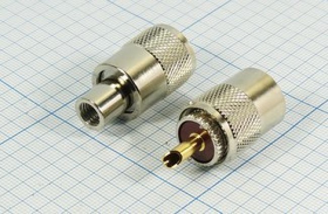 Разъем UHF вилка, RG6, вкручиваемый Разъем UHF вилка, RG6, вкручиваемый