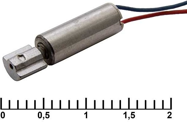 QX- 4A 3.0V ВИБРО, Микродвигатель 3V 12,2х4мм вибро