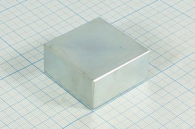 Магнит 40,0x20,0x20, параллелепипед, рабочая температура -60~80C, Ni, класс N35