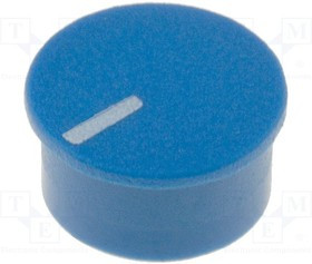 K85-BLU-L, Заглушка, термопласт, распорным стержнем, Указатель: белый, синий