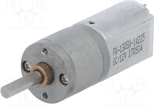 3485, Двигатель: DC, с редуктором, 12ВDC, 1,6А, Ось: D профиль, 488: 1