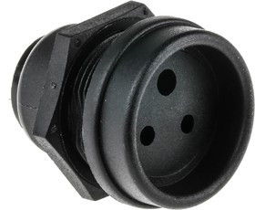 PX0650, High Power Connector, Гнездо, 250 В AC, 3 А, Монтаж в Панель, Пайка