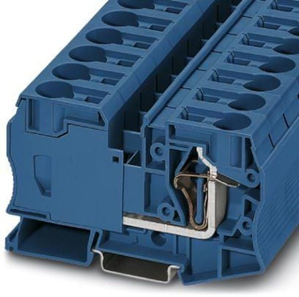 3036181, ST 35 BU Series Blue Feed Through Terminal Block, 2.5 35mm², Single-Level, Spring Clamp