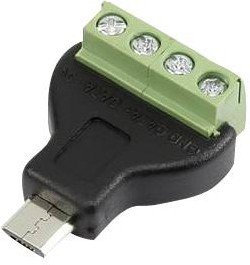 CLB-JL-8143, Разъем USB, End W/Terminals, Micro USB Типа B, Штекер, 4 вывод(-ов), Монтаж на Кабель, Вертикальный