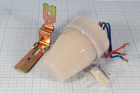 Датчик освещённости, 220В, 10А, 5~50лк, 11-9201 Датчик освещённости, 220В, 10А, 5~50лк, 11-9201