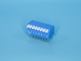 SWD3-8, ДИП свич тип пиано 8 позиций