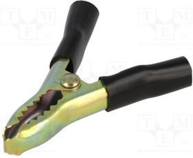 ZAC-65-B, Зажим "крокодил", 15А, Диап.захвата: макс.25мм, Длина: 65мм