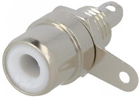 598, RCA Phono Connectors Phono Jack - White 580