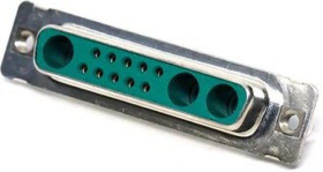 3013W3SAM99A20X, D-Sub Mixed Contact Connectors 13W3 F S/C M3 INSERT