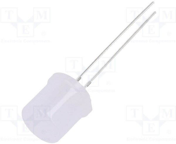 OSY5PAA6K2A, LED; 10mm; yellow; 500?750mcd; 180°; Front: flat; 1.8?2.6V