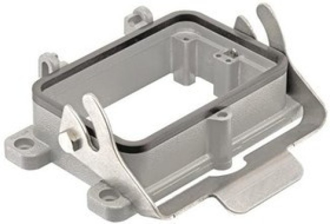 09300480302, Heavy Duty Power Connectors BS PNL 1 LVR W/O CVR HAN B