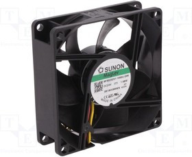 MF80252V1-G99-A, Вентилятор осевой, 24В DC, 80x80x25мм, подшипник Vapo, 69куб.м/ч, 33дБА