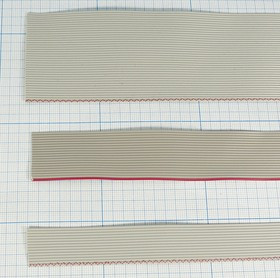 Шлейф плоский, сечение 4x0,05, шаг P1,27, серый, RC- 4