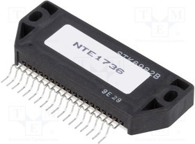 NTE1736, IC: driver; 4-фазный контроллер двигателя; SIP18; 2,5А; Ch: 4 NTE1736, IC: driver; 4-фазный контроллер двигателя; SIP18; 2,5А; Ch: 4