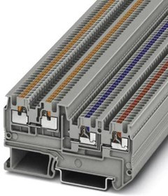 3244436, DIN Rail Terminal Blocks Sens/Act Term Block 26-14 AWG, Push-In 3244436, DIN Rail Terminal Blocks Sens/Act Term Block 26-14 AWG, Push-In
