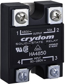 HD6050-10, Solid State Relays - Industrial Mount PM IP00 SSR, 660VA C/50A, DC In, RN