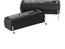 KT12-1A-40L-THT, Реле герконовое, Uкат 12В, DC,Rкат. 475Ом,сквозное отверстие