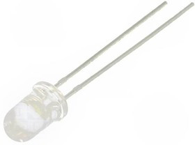 LL-504WC2E-W2-3TC, LED; 5mm; white cold; 15800mcd; 20°; Front: convex; 2.8?3.8V