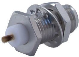 22_SMA-50-0-4/111_NE, RF Connector, SMA, Beryllium Copper, Socket, Straight, 50Ohm, Solder Terminal