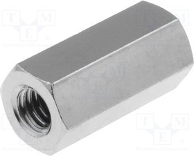 TFF-M4X15/DR116, Дистанцирующая стойка с резьбой, 15мм, Внутр.резьба: M4, латунь