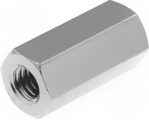 TFF-M4X15/DR116, Дистанцирующая стойка с резьбой, 15мм, Внутр.резьба: M4, латунь