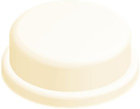 KTSC-22I, Switch Bezels / Switch Caps 12X12 RND IVORY CAP